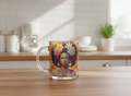 Radiant Goddess Glass Mug – Artistic, Empowering, and Unique